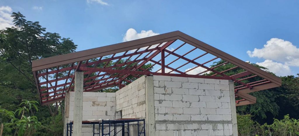 ตัวอย่างการเตรียมโครงก่อนติด shingle roof