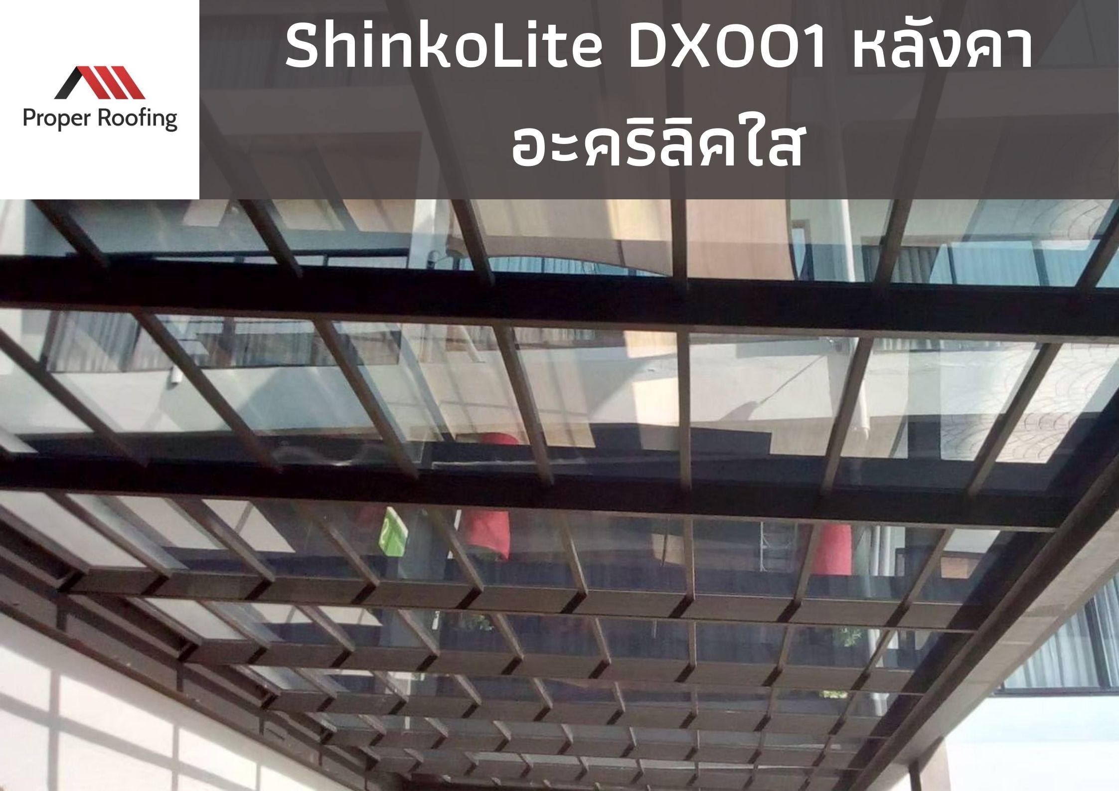 ShinkoLite DX001 อะคริลิคใส