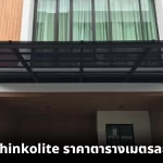 หลังคา ShinkoLite ราคาตารางเมตรละเท่าไหร่ ?