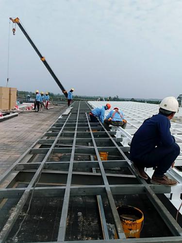 ขั้นตอนการเตรียมโครงหลังคา
